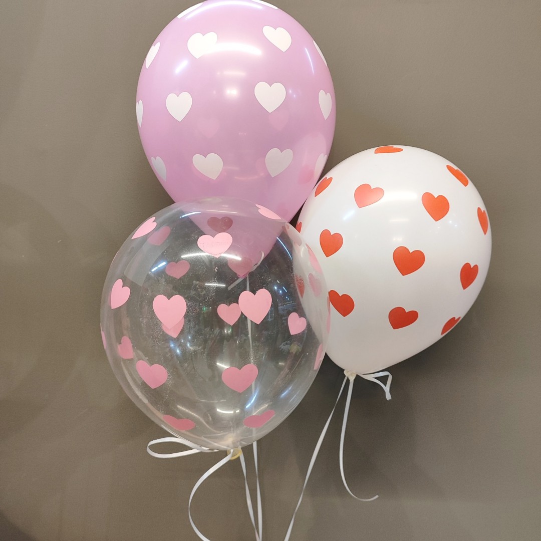 Шарики с сердечками «Любовь»